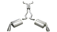 Corsa 2010-2015 Chevrolet Camaro Coupe SS 6.2L V8 Auto Polished Sport Cat-Back + XO Exhaust - Burkken Auto Parts