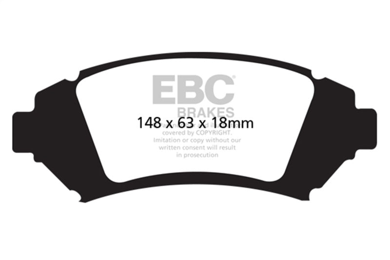 EBC 05 Buick Le Sabre (FWD) 3.8 (16in Wheels) Redstuff Front Brake Pads - Burkken Auto Parts