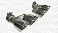 Corsa 2015-2017 Ford Mustang GT 5.0 Polish Quad Tips Kit - Burkken Auto Parts