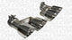 Corsa 2015-2017 Ford Mustang GT 5.0 Polish Quad Tips Kit - Burkken Auto Parts