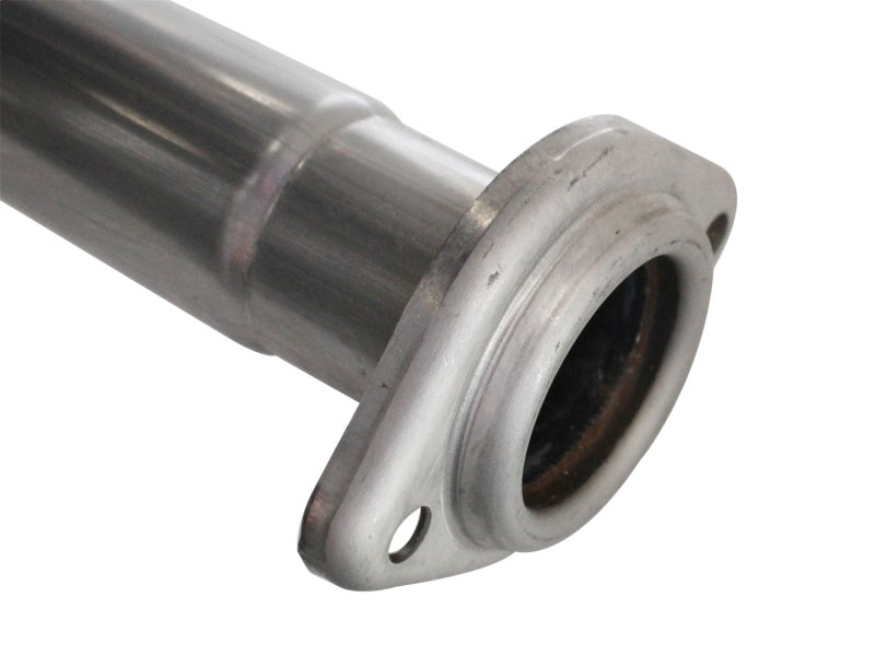 aFe MACHForce XP Exhausts Cat-Back SS 409 EXH  Wrinkle Black CB Ford F-150 11-12 V6-3.5L (tt) - Burkken Auto Parts
