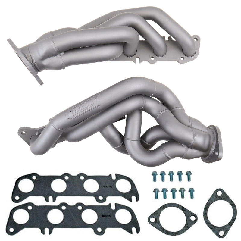 BBK 11-14 Mustang GT Shorty Tuned Length Exhaust Headers - 1-5/8 Titanium - Burkken Auto Parts