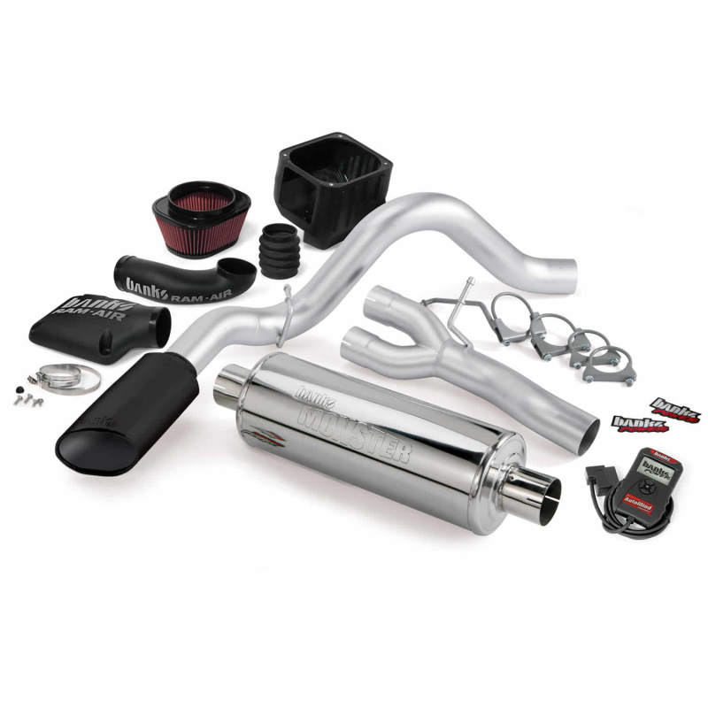Banks Power 03-06 Chevy 4.8-5.3L EC/CCSB Stinger System - SS Single Exhaust w/ Black Tip - Burkken Auto Parts