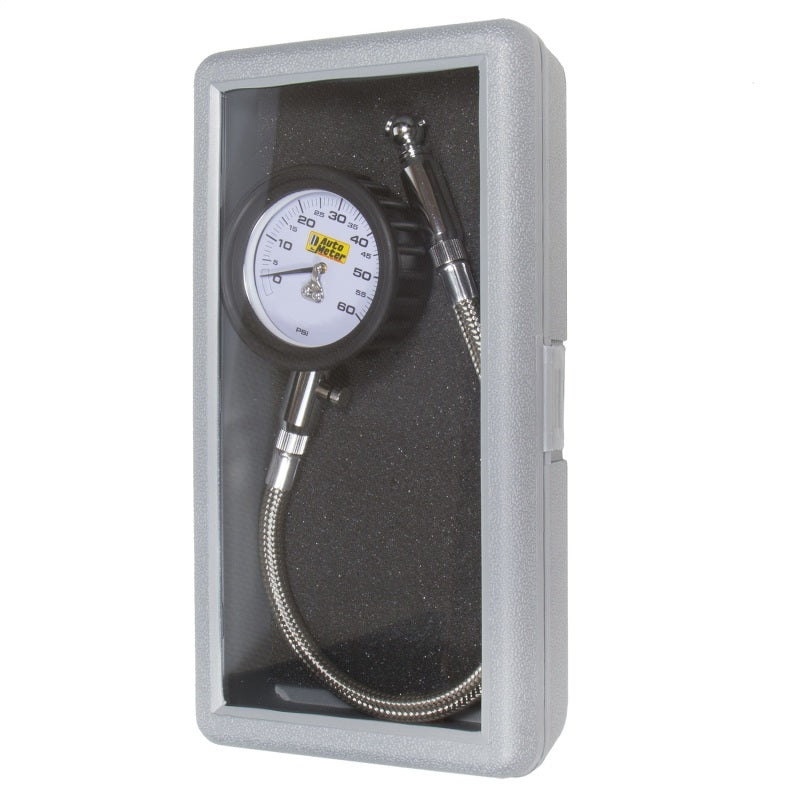 Autometer NASCAR Performance 60PSI Lo-Pressure Tire Pressure Gauge - Burkken Auto Parts