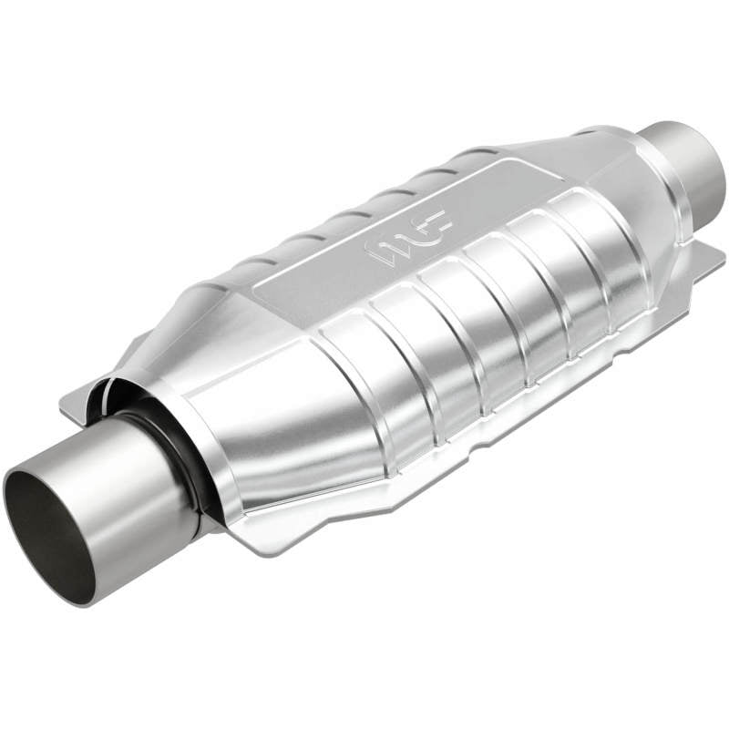 MagnaFlow Conv Universal 2.25in Inlet 2.25in Outlet 16in Length 6.375in Width - Burkken Auto Parts
