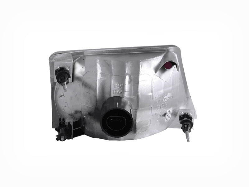 ANZO 1998-2000 Ford Ranger Crystal Headlights Chrome - Burkken Auto Parts