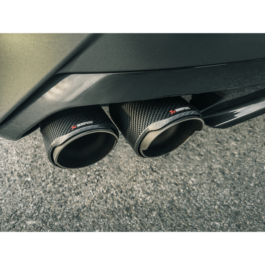 Akrapovic 2019 BMW Z4 M40i (G29) Slip-On Line (Titanium) w/Carbon Fiber Tips - Burkken Auto Parts
