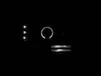 ANZO 1992-1996 Ford F-150 Projector Headlights w/ Halo Black w/ Side Markers and Parking Lights - Burkken Auto Parts