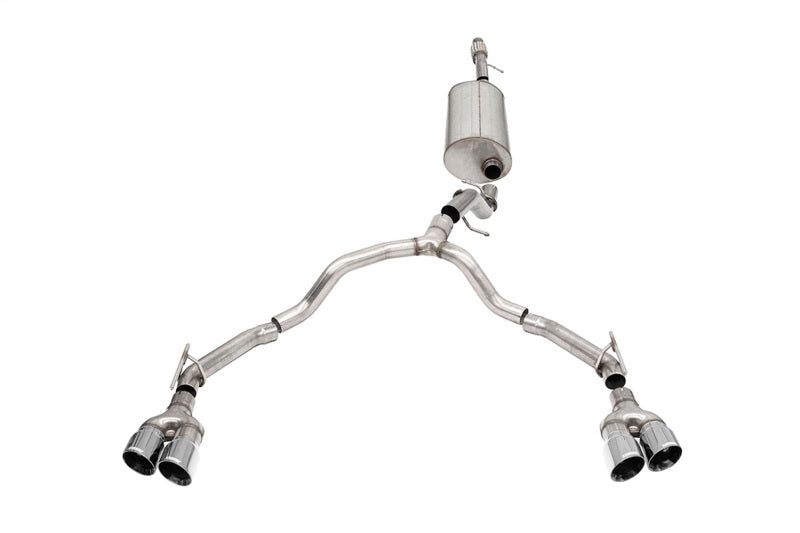 Corsa 2021-2025 GM Tahoe/Yukon 5.3L 3in. Catback Exhaust - Twin 4in. Exhaust - Burkken Auto Parts
