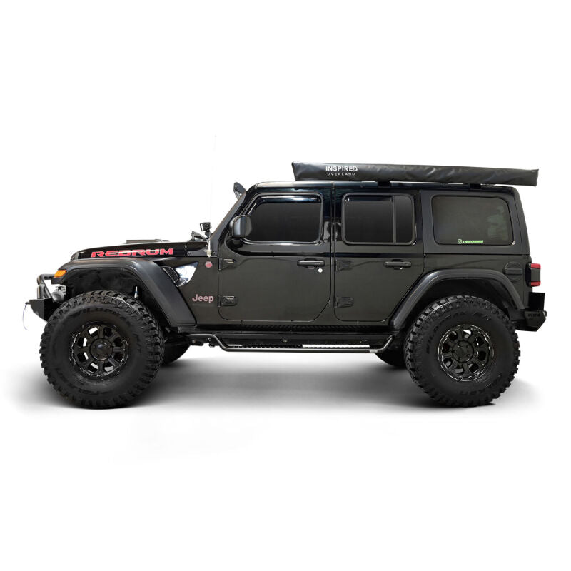 Westin 18-26 Jeep Wrangler 4dr Outlaw Drop Running Boards - Tex. Blk - Burkken Auto Parts