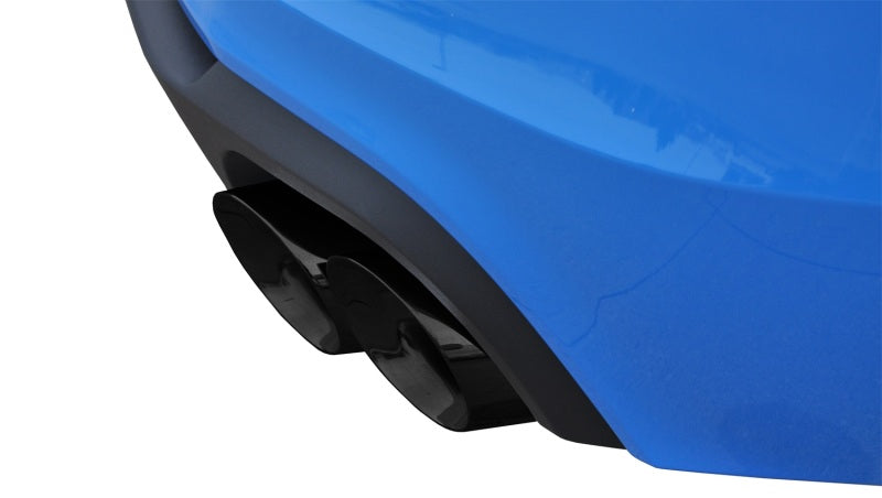 Corsa 2013-2014 Ford Mustang Shelby GT500 5.8L V8 Black Sport Axle-Back Exhaust - Burkken Auto Parts