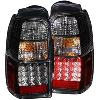 ANZO 2001-2002 Toyota 4 Runner LED Taillights Black - Burkken Auto Parts