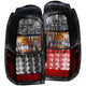 ANZO 2001-2002 Toyota 4 Runner LED Taillights Black - Burkken Auto Parts