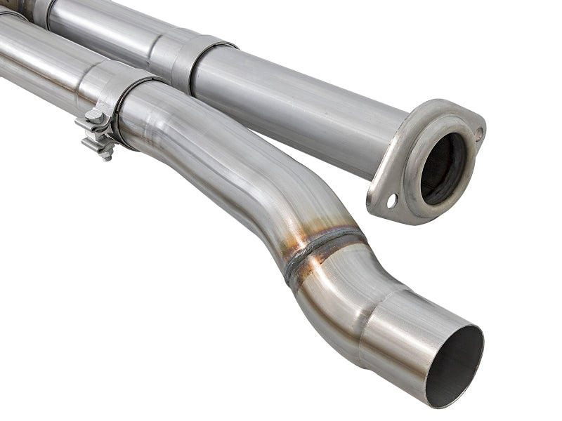 aFe MACHForce XP 3in 409-SS Exhaust Cat-Back 2017 Ford F-150 Raptor V6-3.5L (tt) w/ Black Tip - Burkken Auto Parts