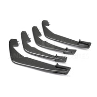 Anderson Composites 20-21 Chevrolet Corvette C8 Stingray Carbon Fiber Rear Diffuser Fins (Set of 4) - Burkken Auto Parts