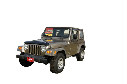 AVS 97-06 Jeep Wrangler Ventvisor Outside Mount Window Deflectors 2pc - Smoke - Burkken Auto Parts