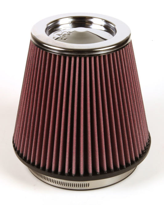 K&N Round Tapered Universal Air Filter 6in Flange ID x 7.5in Base OD x 5in Top OD x 6.5in Height - Burkken Auto Parts