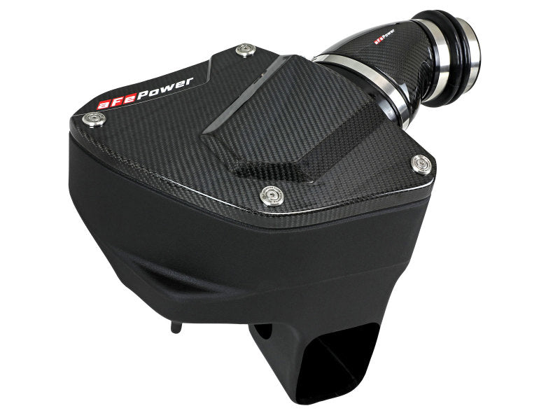 aFe Black Series Stage-2 Carbon Fiber Cold Air Intake System w/ Pro DRY S Media - 18-19 BMW M5 (F90) - Burkken Auto Parts