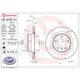 Brembo 12-16 Town & Country/12-20 Dodge Grand Caravan/12-14 Volkswagen Routan Rear UV Coated Rotor