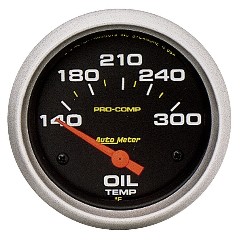 Autometer Pro-Comp 2-5/8in 140-300 Deg Oil Temperature Gauge - Burkken Auto Parts