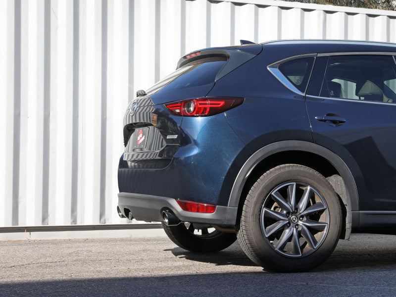 aFe Takeda 17-21 Mazda CX-5 2.5L (t) 2.5in. SS Axle-Back Exhaust System w/Black Tips - Burkken Auto Parts