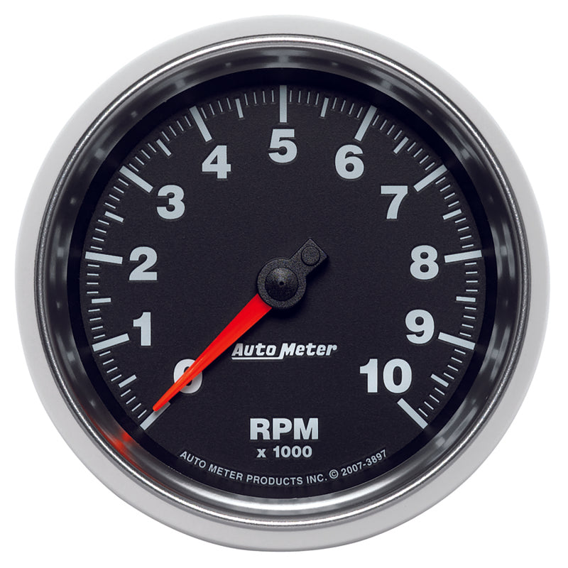 Autometer GS 3-3/8in 10000 RPM In-Dash Tachometer Gauge - Burkken Auto Parts