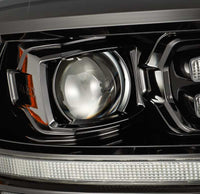AlphaRex 09-18 Dodge Ram 2500HD LUXX LED Proj Headlights Plank Style Black w/Seq Signal/Smoked DRL - Burkken Auto Parts
