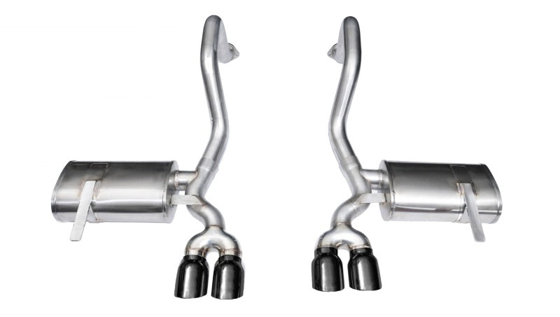 Corsa 1997-2004 Chevrolet Corvette C5 Z06 5.7L V8 Xtreme Axle-Back Exhaust w/ Black Tips - Burkken Auto Parts