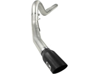 aFe MACHForce XP 5in DPF-Back Stainless Steel Exh Sys, Black tip,Ford Diesel Trucks 08-10 V8-6.4L - Burkken Auto Parts