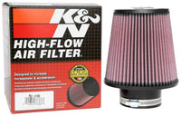 K&N Universal Clamp-On Air Filter 3in FLG / 6in B / 4-1/2in T / 6in H - Burkken Auto Parts