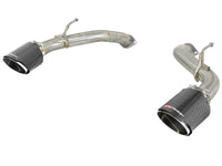 aFe POWER Takeda 2.5in 304 SS Axle-Back Exhaust w/ Carbon Fiber Tips 17-19 Infiniti Q60 V6-3.0L (tt) - Burkken Auto Parts
