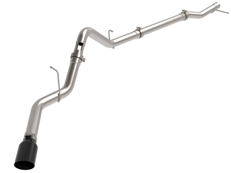 aFe 23-23 GM Trucks L6-3.0L (td) LZ0 Large Bore-HD 3 IN 409 SS Back Exhaust System w/Black Tip - Burkken Auto Parts