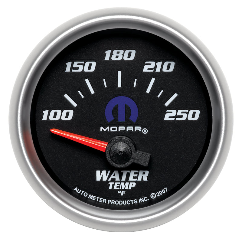 Autometer Mopar 52.4mm SSE 100-250 Degree F Water Temperature Gauge - Burkken Auto Parts