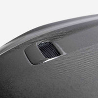 Anderson Composites 21-23 Ford Mustang Mach 1 Type-SK Double-Sided Carbon Fiber Hood - Burkken Auto Parts