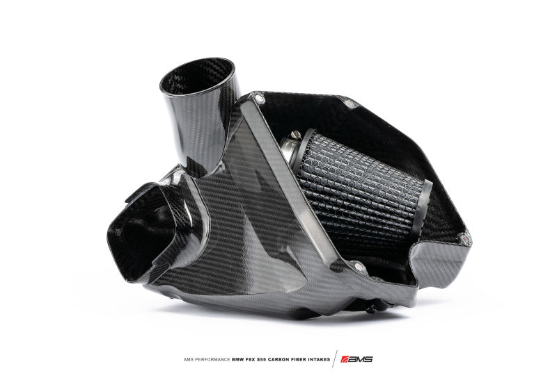 AMS Performance 15-18 BMW M3 / 15-20 BMW M4 w/ S55 3.0L Turbo Engine Carbon Fiber Intake - Burkken Auto Parts