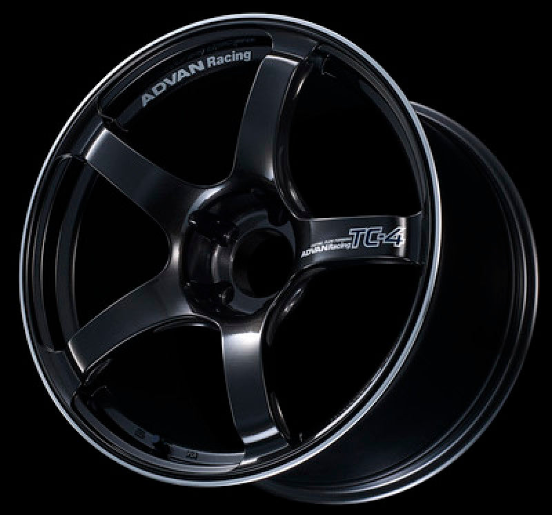 Advan TC4 16x6.5 +45 4-100 Black Gunmetallic & Ring Wheel - Burkken Auto Parts