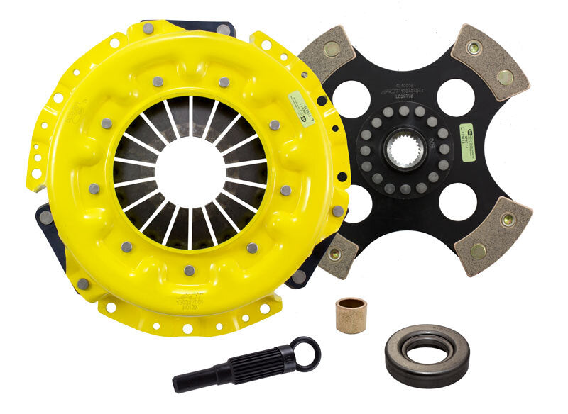 ACT 1990 Nissan 300ZX XT/Race Rigid 4 Pad Clutch Kit - Burkken Auto Parts