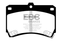 EBC 94-97 Ford Aspire 1.3 manual Greenstuff Front Brake Pads - Burkken Auto Parts