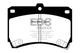EBC 94-97 Ford Aspire 1.3 manual Greenstuff Front Brake Pads - Burkken Auto Parts