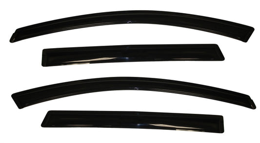 AVS 07-15 Mazda CX-9 Ventvisor Outside Mount Window Deflectors 4pc - Smoke - Burkken Auto Parts