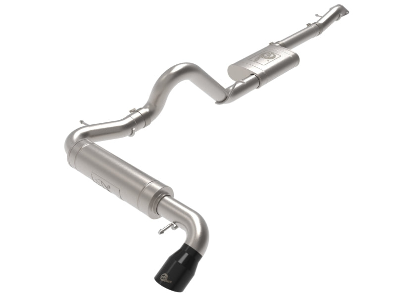 aFe Apollo GT 3in 409 SS Cat-Back Exhaust 2021 Ford Bronco L4-2.3L (t)/V6-2.7L (tt) w/ Black Tip - Burkken Auto Parts