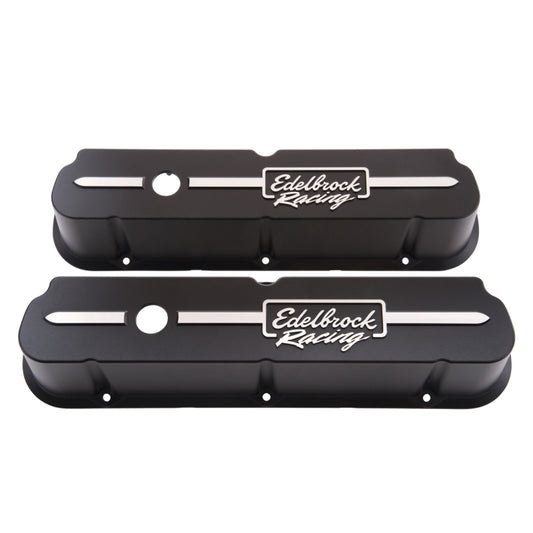 Edelbrock Valve Cover Racing Series Ford 289-302-351W CI V8 Tall Black - Burkken Auto Parts