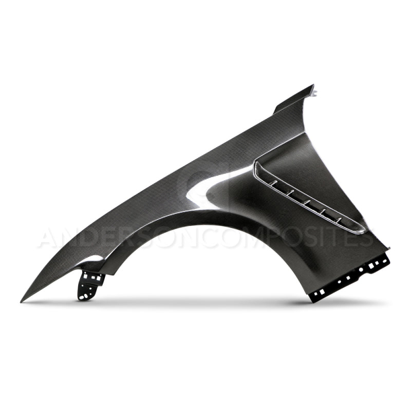Anderson Composites 15-16 Ford Mustang GT 350 Style Carbon Fiber Front Fenders - Burkken Auto Parts