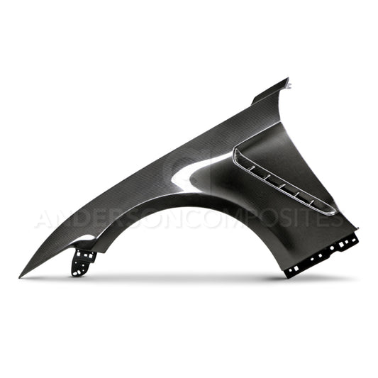Anderson Composites 15-16 Ford Mustang GT 350 Style Carbon Fiber Front Fenders - Burkken Auto Parts