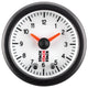 Autometer Stack Analog Clock Gauge - White - Burkken Auto Parts