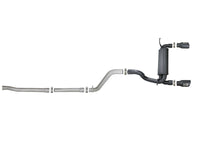 aFe Rebel Series 2.5in 409 SS Cat-Back Exhaust w/ Black Tips 18-19 Jeep Wrangler (JL) V6 3.6L - Burkken Auto Parts