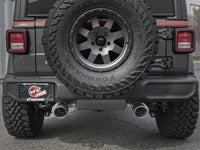 aFe Rebel Series 409 Stainless Steel Cat-Back Exhaust 18-21 Jeep Wrangler JL 2.0L (t) - Black Tip - Burkken Auto Parts