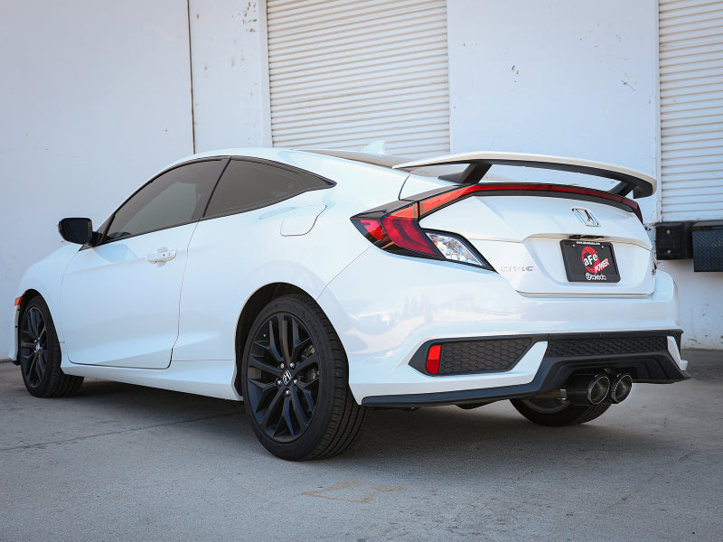 aFe Takeda 2.5in 304SS Cat-Back Exhaust System 17-20 Honda Civic SI Coupe L4-1.5L (t) - Burkken Auto Parts