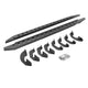 Go Rhino 07-21 Toyota Tundra DC 4DR RB20 Slim Running Boards Kit (Incl. Brackets) - Bedliner Coating