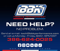 BBK 86-95 Mustang 5.0 Upper To Lower EFI Intake EFI Manifold Gasket Set TFS Track/Street Heat - Burkken Auto Parts